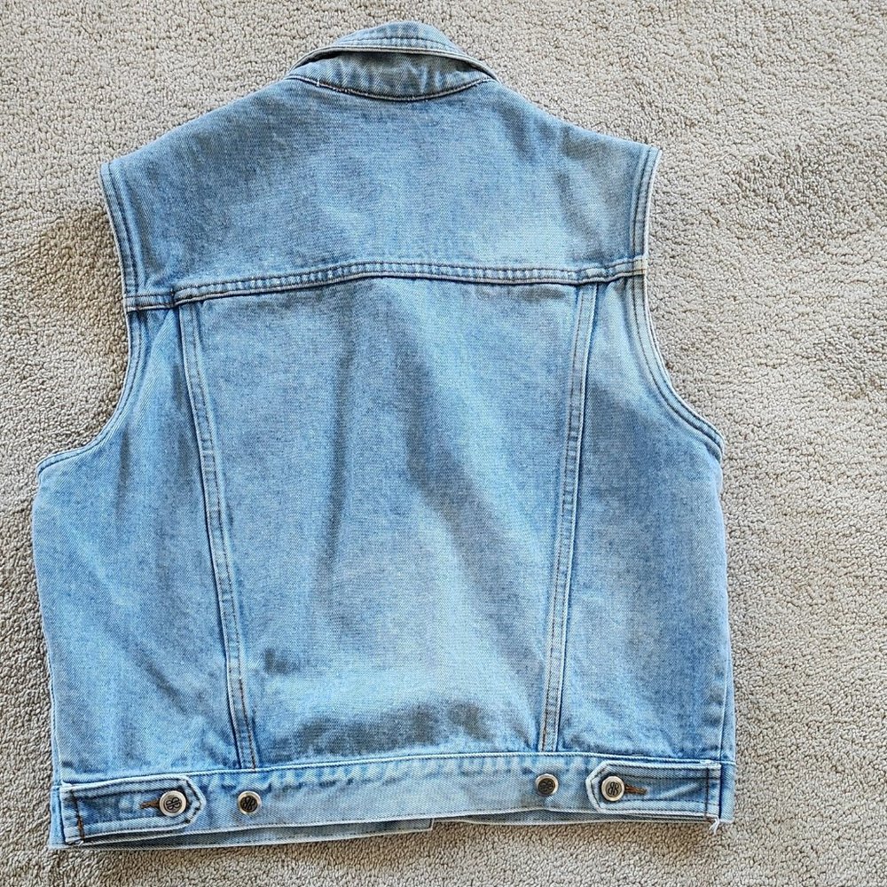 Vintage Bill Blass denim vest - Picture 7 of 10